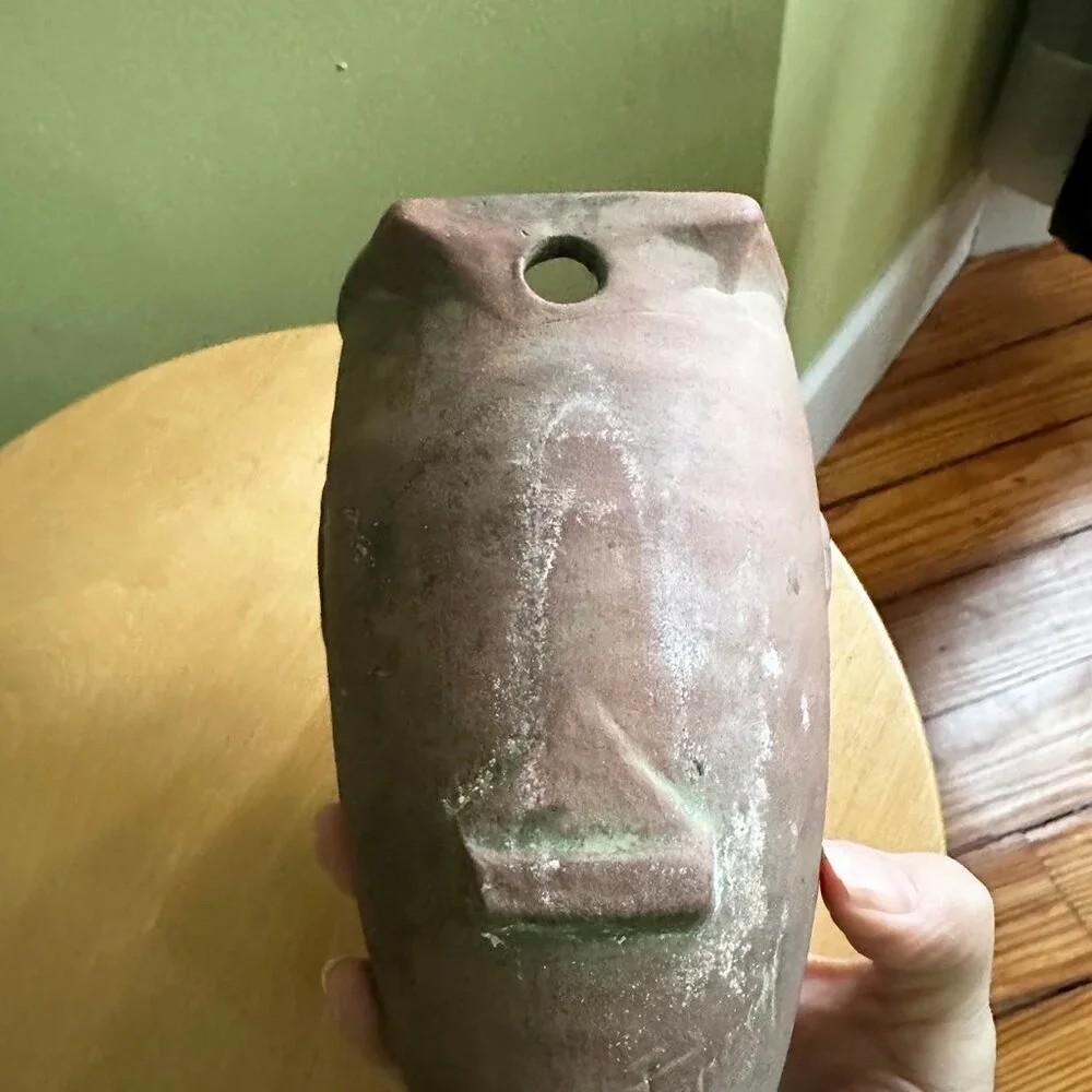 Vintage Pocket Vase with Grape Pattern